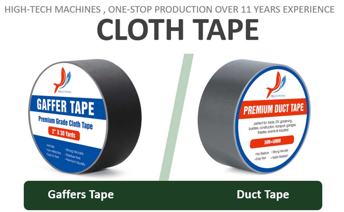 The difference between Gaffer Tape and Duct Tape